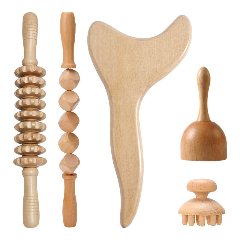3pcs Anti-Cellulite wooden set