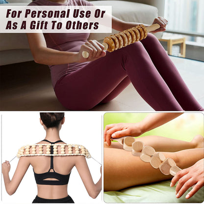 3pcs Anti-Cellulite wooden set