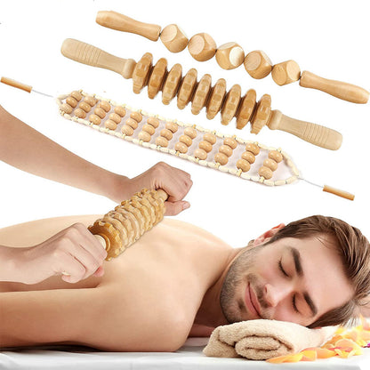 3pcs Anti-Cellulite wooden set