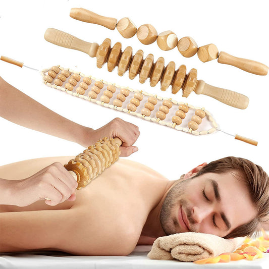 3pcs Anti-Cellulite wooden set